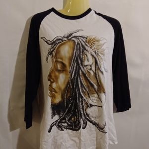 Pick 3👕 $15 Bob Marley baseball jersey
